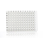 Azenta Life Sciences 24 Well PCR Plate Segment Non-Skirted Clear H12 Cut Corner