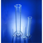 Azlon Plastic Cylinder PMP 2L 20ml Graduations