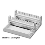 Accuris Gel Casting Set for 10.5x6cm Gels w/ Stand 2 Trays and 2 Combs (22/12 Teeth)