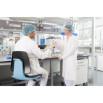 Bimos Labsit 3 Chair Artificial Leather with Glides Foot Ring Polyamide Base - Blue