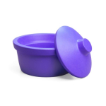 Corning Ice bucket with lid round 2.5L purple
