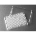 Corning 384 Well Clear Flat Bottom Polystyrene Not Treated Microplate 20 per Bag with Lid Sterile