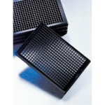 Corning 384 Well Optical Imaging Flat Clear Bottom Black TC-Treated Microplates 20/bag Lid Sterile