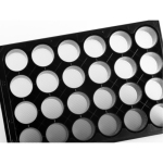 Corning Elplasia 24 Well Black/Clear Round Bottom Ultra-Low Attachment Micro-Cavity Plates - 500 x 4