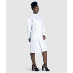 DR4 Unisex Howie Lab Coat White Size 2X Small