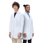 DR13 Unisex Semi-Fitted Student Lab Coat White Size 3X Large