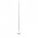 Glassco 25mL Straight Bore Burette - Borosilicate Glass with PTFE Stopcock
