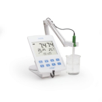 Hanna edge pH Meter Complete with Docking Station  and Electrode Holder with HI-11310 Digital Glass