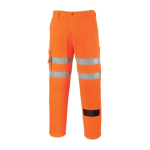 Hi-Viz Rail Orange Combat Trousers 65% Polyester 35% Cotton Size XXXXLarge