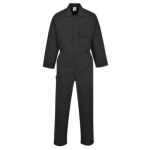Black Standard Poly Cotton Coverall 65% Polyester 35% Cotton Size XXLarge Regular