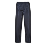 Navy Adult Rain Trousers 100% Polyester PVC Coated Size XSmall