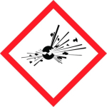 100x100mm Explosive GHS sheet