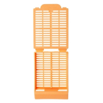 Simport M498 Histosette I Tissue Embedding  Cassette with 45 Deg Writing Area - Peach