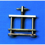 Hoffman Clip Heavy Duty Nickel Plated Brass for Tubing upto 40mm