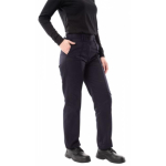 Ladies French Navy Polyester Cotton Work Trousers Size 16 Regular Leg