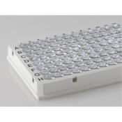 96 Well Semi-Skirted PCR Plate With Upstand (clear well), 0.2 ml, cut corner A12, working volume  20