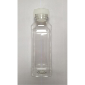 Aurora Scientific 500mL Clear PET (Polyethylene) Bottle  with Natural Polypropylene Cap