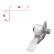 Label Cartridge B499 22.86 x 12.7mm White Nylon
