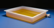 Scienceware trays, w/ faucet, inside dimensions L x W x H 30 cm x 41 cm x 7.6 cm