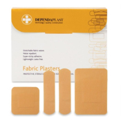 Dependaplast Fabric plasters assorted box of 100