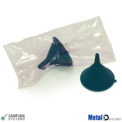 100mm wide liquid funnel. Metal Detectable. Pack of 4