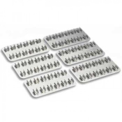 6 Clip Plates for 12 Each (72 Total) 10-13mm  Tubes