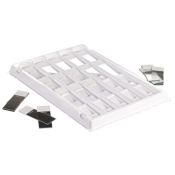 Simport SlideTray for Microscope Slides - White