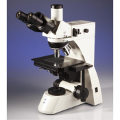 SLS Lab Basics Magtex Trinocular Materials and Biological Microscope with 5x 10x 20x and 50x Plan Ac