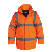 Orange Superior Hi-Vis Traffic Jacket Class 3 Size XXXXLarge