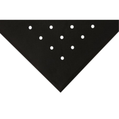 COBA Europe Hygimat Hygienic Anti-Fatigue Mat with Holes Black