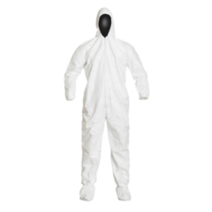 Tyvek IsoClean Coverall IC193 B WH DS