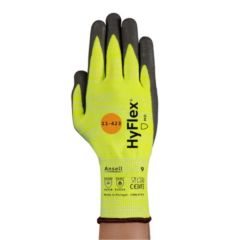 Ansell HyFlex 11-423 Indicator Safety Gloves Yellow