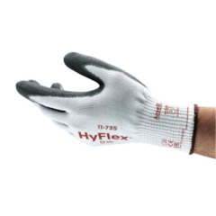 Ansell HyFlex 11-735 Breathable Cut Resistant Safety Gloves White Black