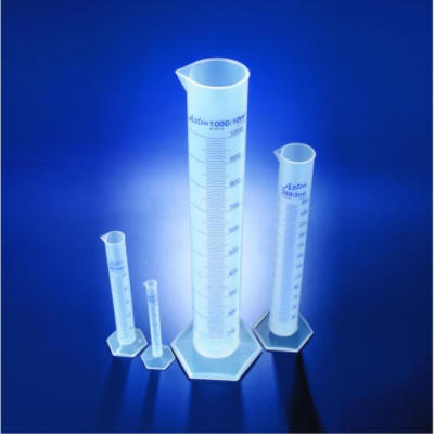 Azlon Plastic Cylinder 1L Polypropylene Clear Printed