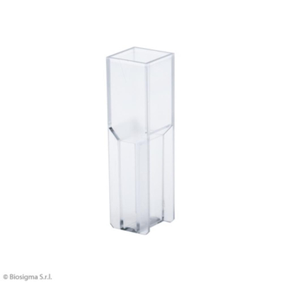 ClearLine Semi-micro Cuvettes Polystyrene (PS) 0.5-2mL ( 10 Trays Of 100 Pcs)