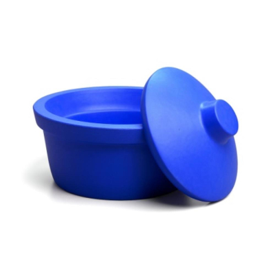 Corning Ice bucket with lid round 2.5L blue