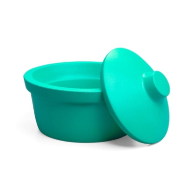 Corning Ice bucket with lid round 2.5L green