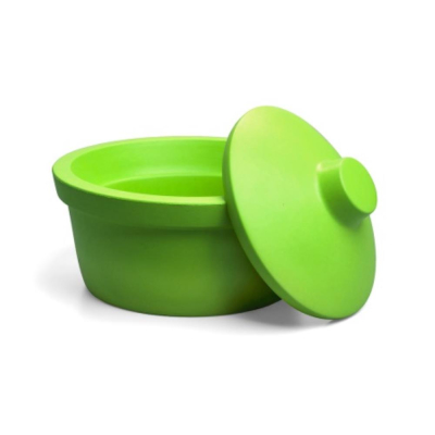 Corning Ice bucket with lid round 2.5L lime green