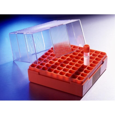 Corning Polycarbonate 4-5mL Cryogenic Vial  Storage Box, Holds 81 Vials