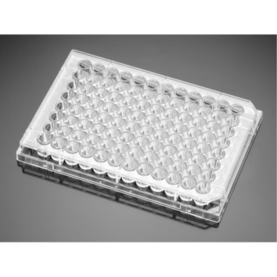 BioCoat Collagen I 96 Well Clear Flat Bottom TC-Treated Microplate, with Lid, Nonsterile