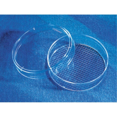 Corning 60mm TC-Treated Culture Dish with 2mm  Grid, Growth Surface Area 21cm2, Lid with Vents,  15m