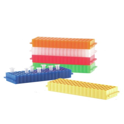 80 Well Microtube Rack Blue