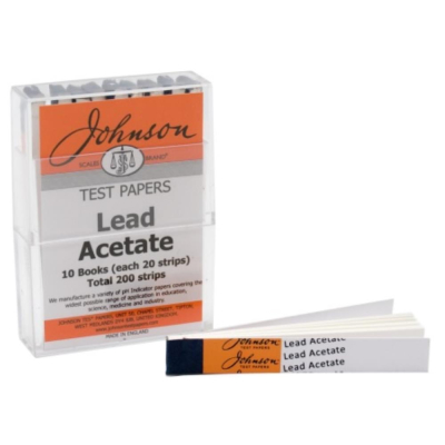 Johnson Lead Acetate paper