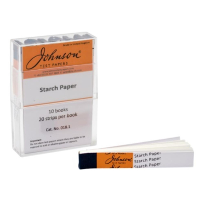 Johnson Starch indicator paper