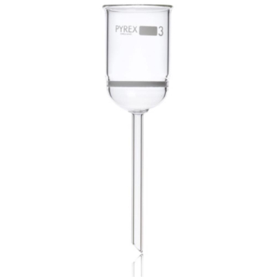 PYREX Buchner Sintered Filter Funnel 50mL 40mm Diameter Porosity 5