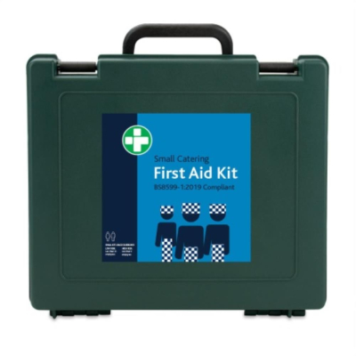 BS8599-1 Medium Workplace Catering First Aid Kit  - in Oxford Box inc bracket