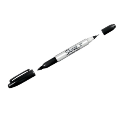 Sharpie Twin Tip Marker - Black