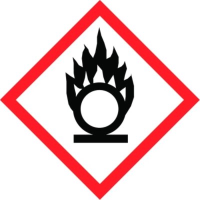 100x100mm Oxidising GHS sheet