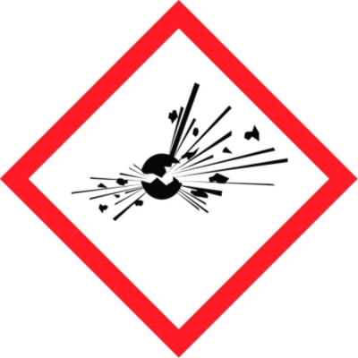 100x100mm Explosive GHS roll