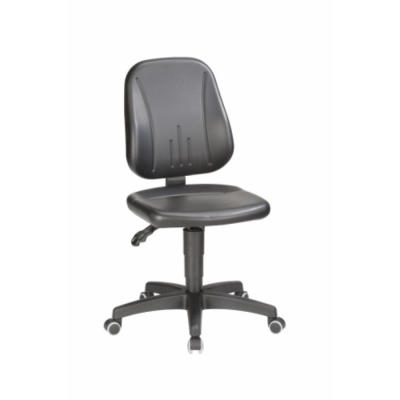 SLS Lab Pro Low Chair on Castors - Seat height: 440-620mm - Synthetic Leather
